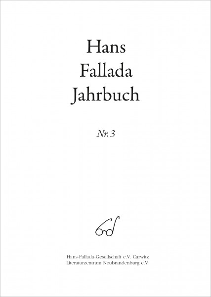 Hans Fallada Jahrbuch Nr. 3