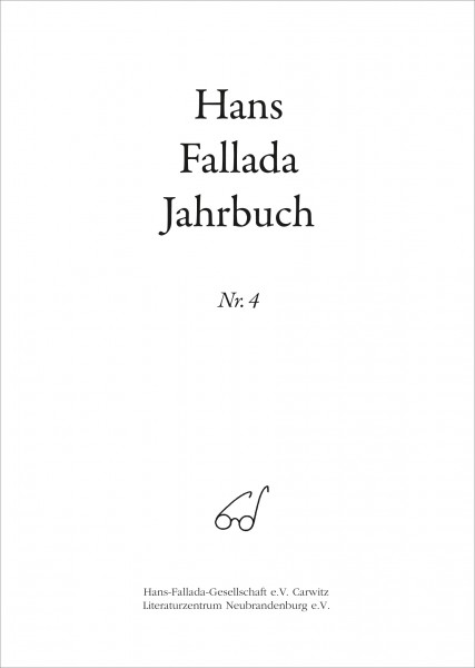 Hans Fallada Jahrbuch Nr. 4