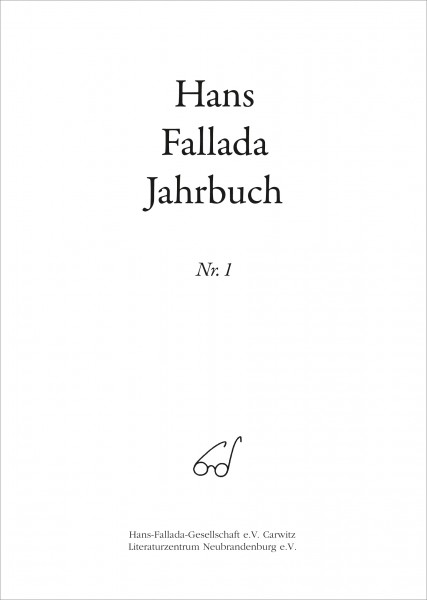 Hans Fallada Jahrbuch Nr. 1