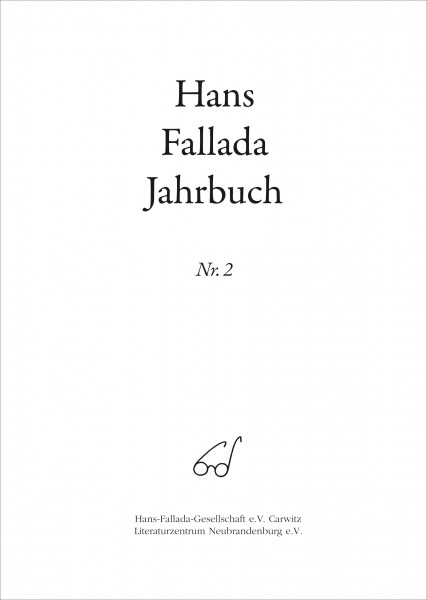 Hans Fallada Jahrbuch Nr. 2